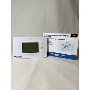 White-Rodgers 80 Series Programmable Thermostat 1F85U-22PR 2H/2C Universal White